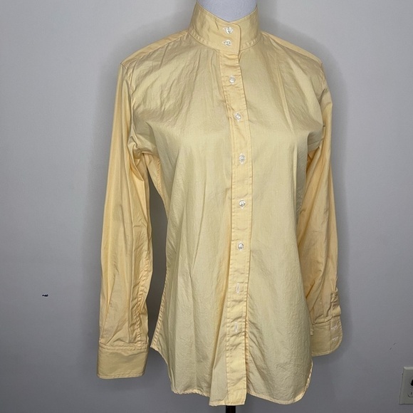 🐎 Marigold riding equestrian apparel 100% cotton shirt button up - Picture 1 of 5